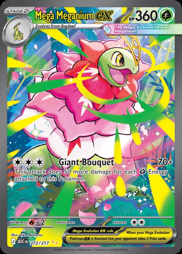 Ascended Heroes Mega Meganium ex #272/217